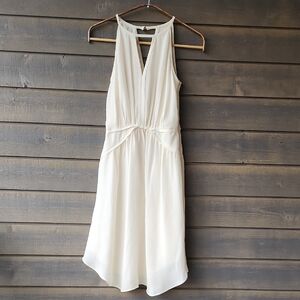 Banana Republic Cream Backless Dress